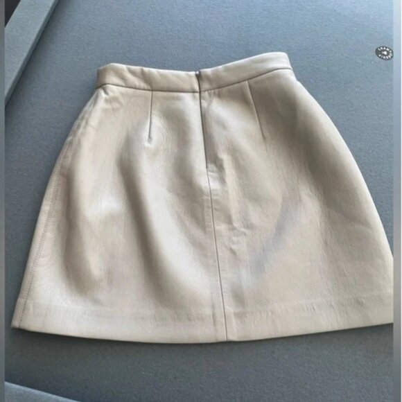 Aritzia Leather Skirt - Picture 3 of 6
